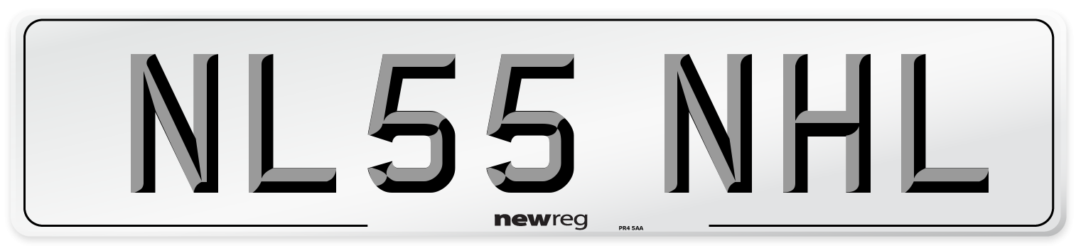 NL55 NHL Number Plate from New Reg